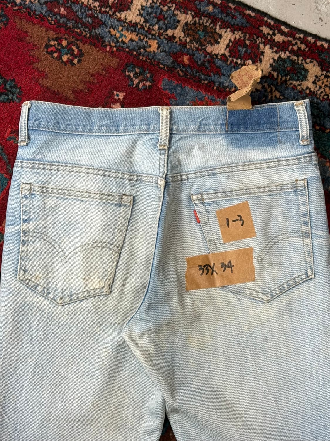 80's USA 빈티지 리바이스 517 오렌지탭 부츠컷 상품이미지6