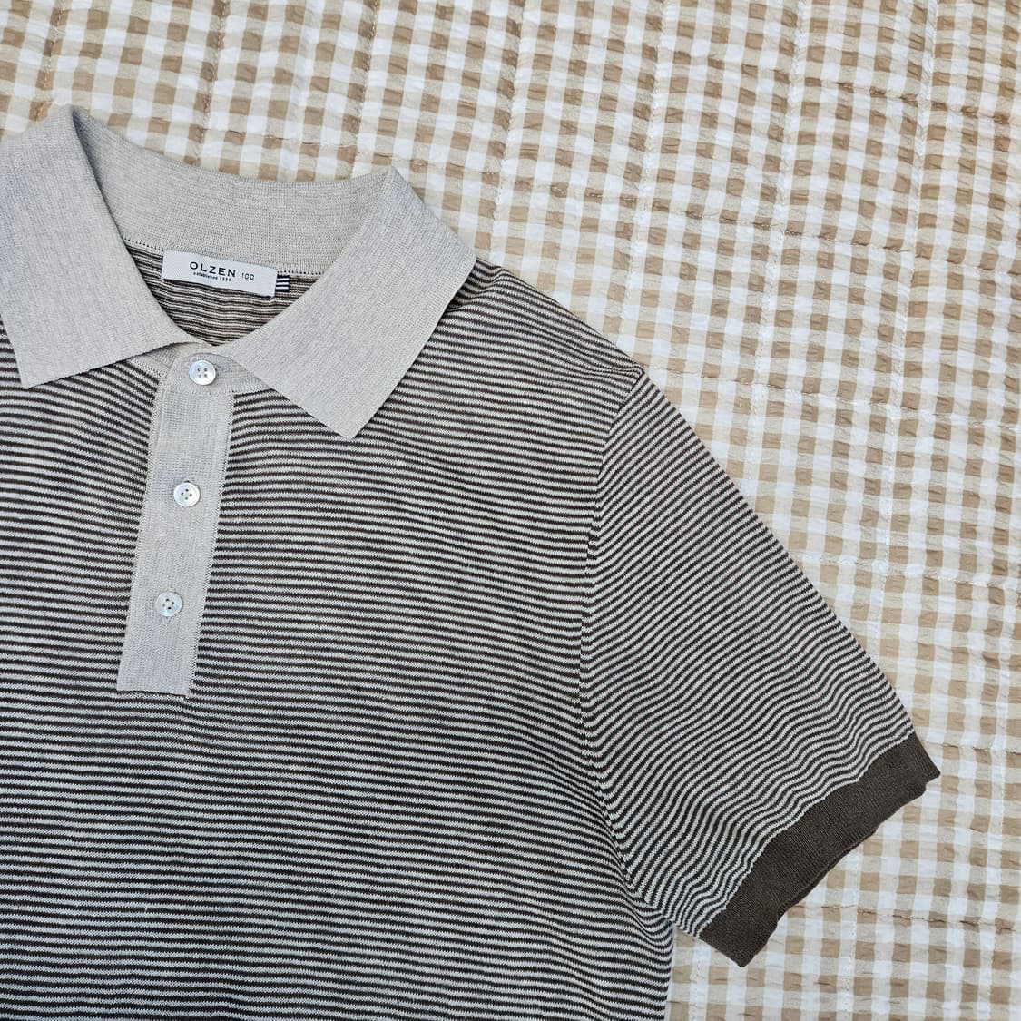 올젠 반소매 카라티 남자100 상품이미지3