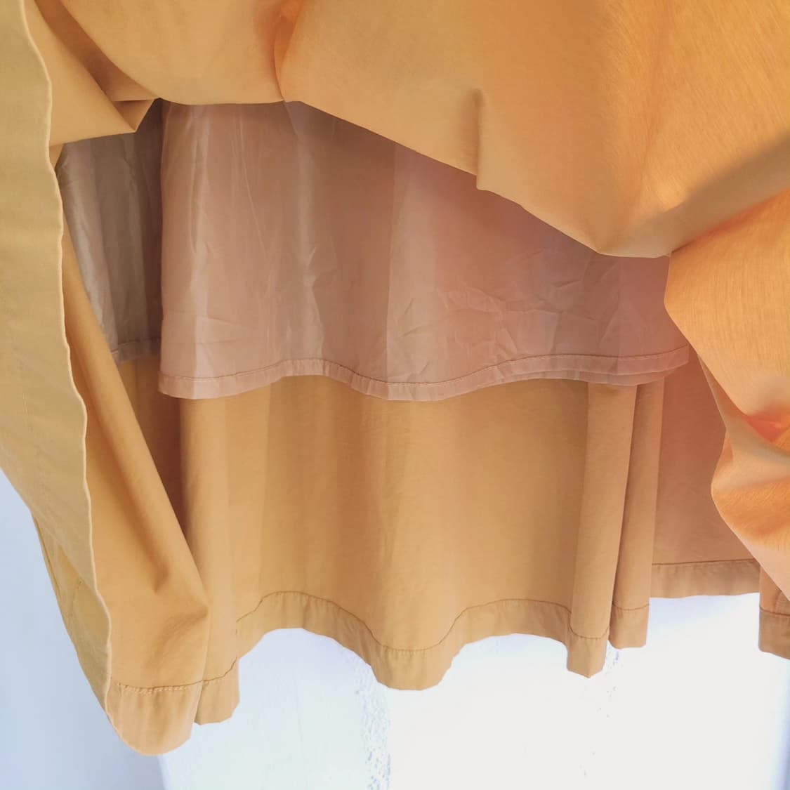 Milkfed 머스터드 핀턱 플레어 스커트 상품이미지6