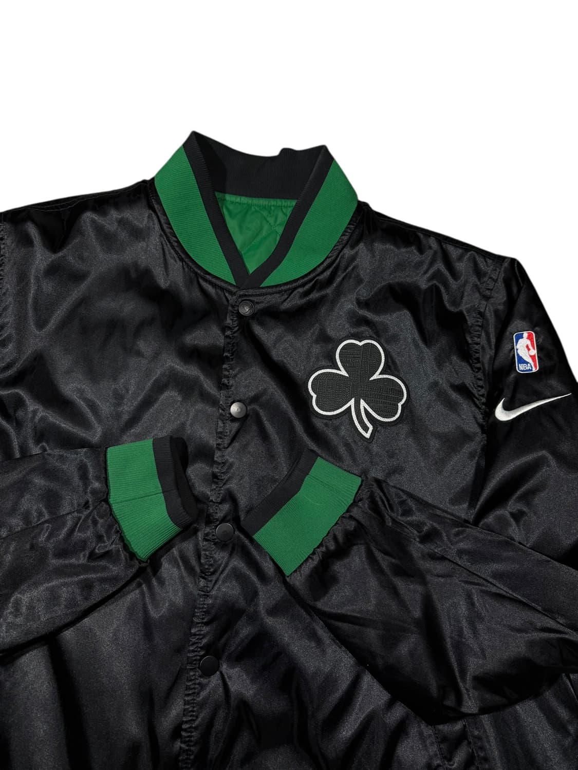 Nike 나이키 NBA 보스턴 셀틱스 사틴 봄버 자켓 상품이미지2