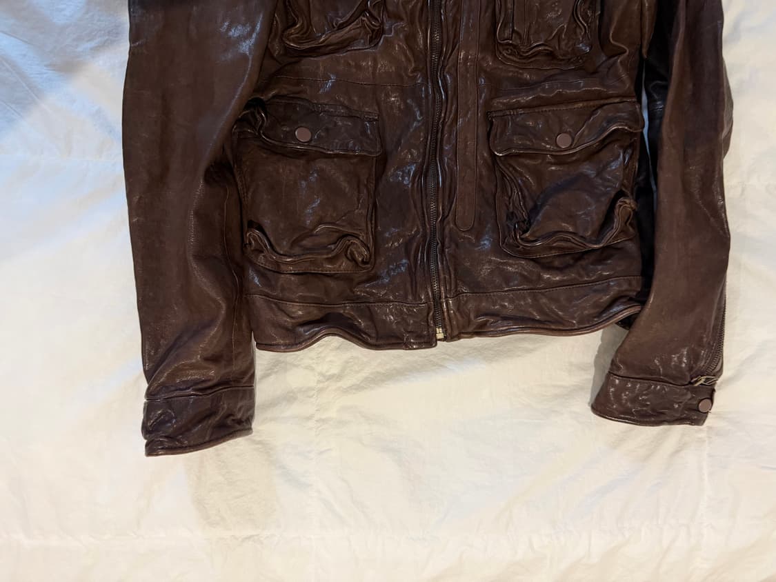 빈티지 가죽쟈켓 상품이미지5