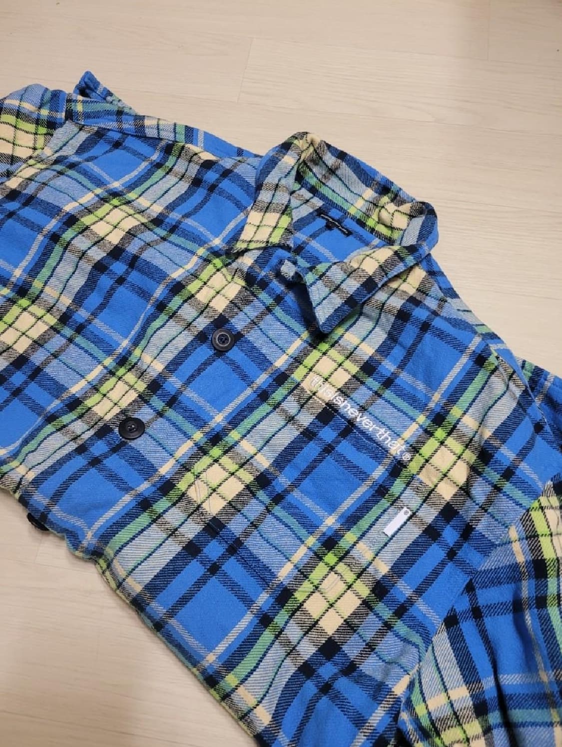 디스이즈네버댓 플란넬 타탄 체크 셔츠 자켓 상품이미지1