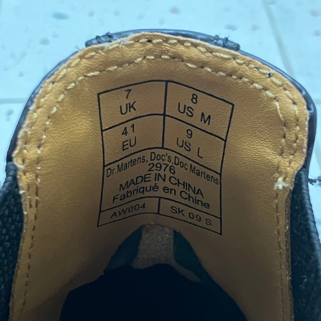닥터마틴 2976 260mm 판매합니다 상품이미지5