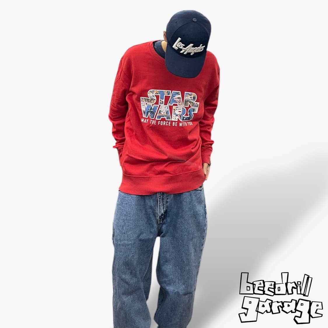 유니클로 UT 스타워즈 레드 맨투맨 스웻셔츠 상품이미지1
