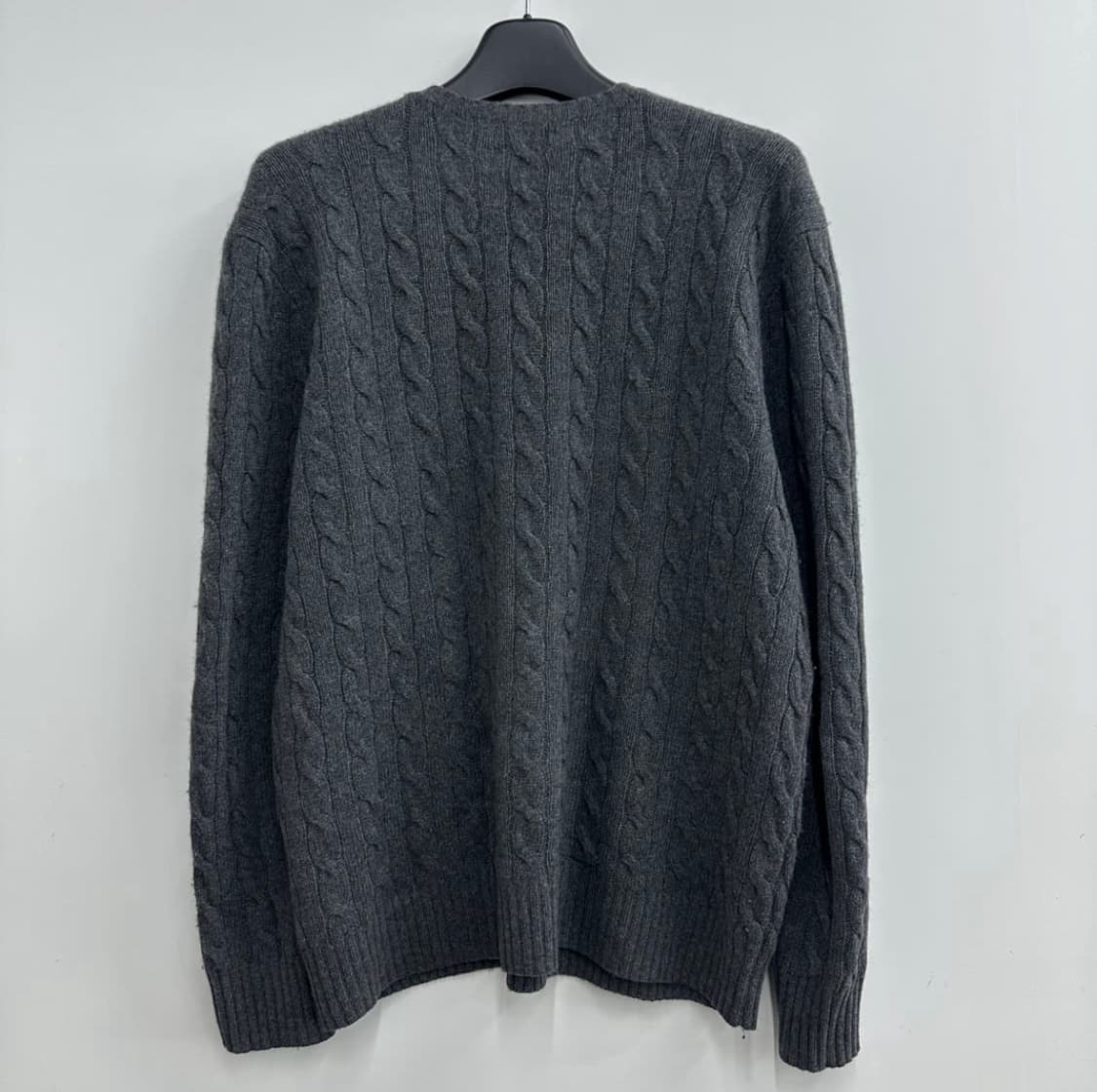 폴로 랄프로렌 울 캐시미어 꽈배기 니트 XL 상품이미지2