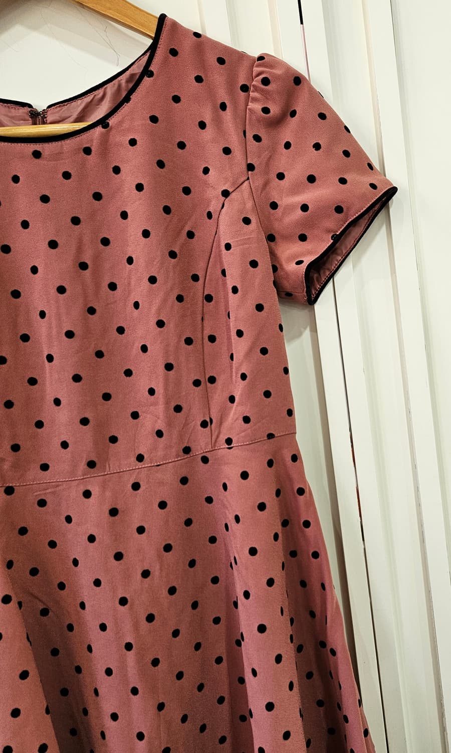 레스트로즈(LEST ROSE) 인디핑크 도트  원피스 상품이미지3