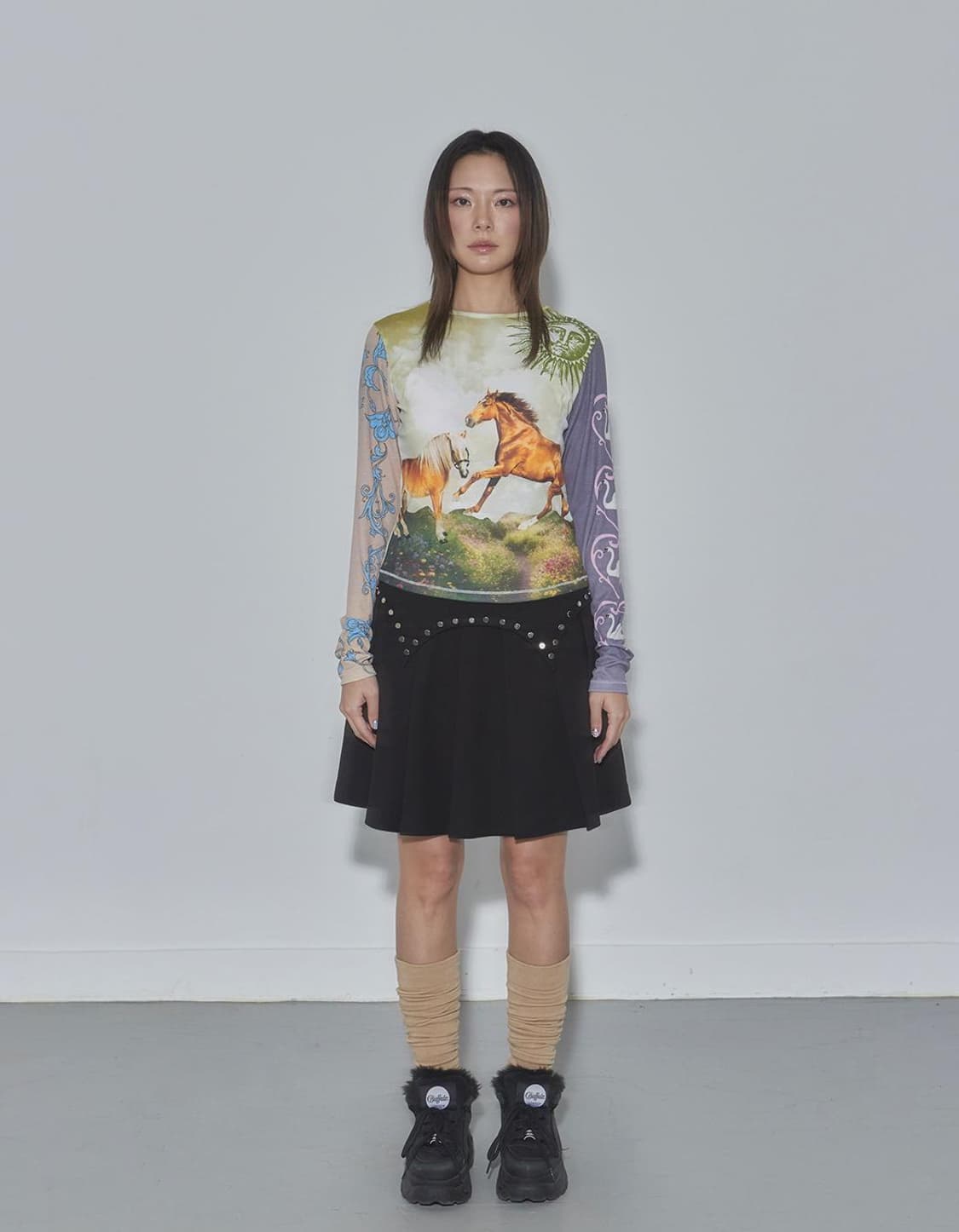 MEDIA(82) 미디어82 Horse Graphic Tee 상품이미지3