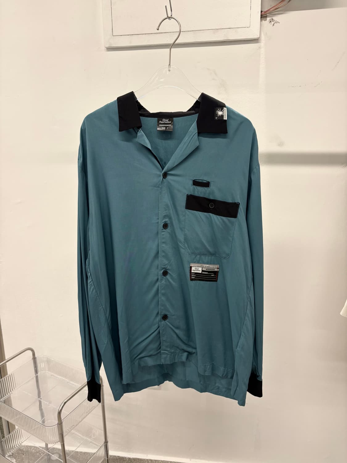 Mihara Yasuhiro x GU blue shirt 상품이미지1