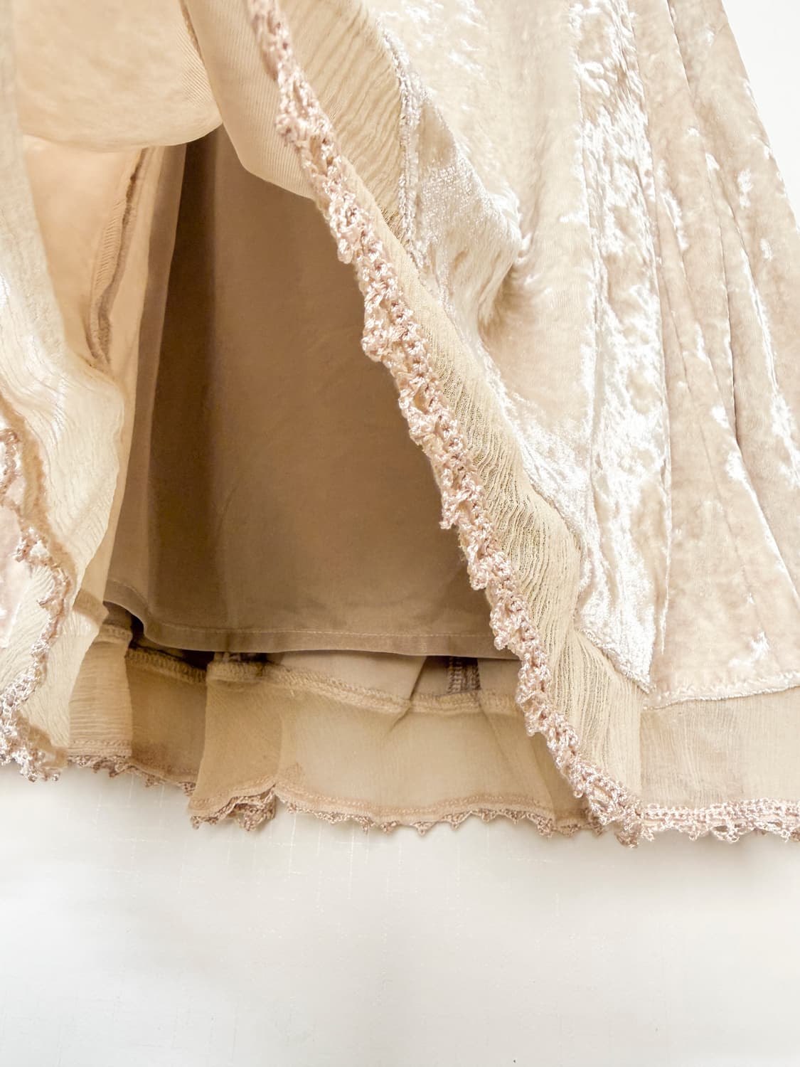 hiroko bis 벨벳 스커트 상품이미지3