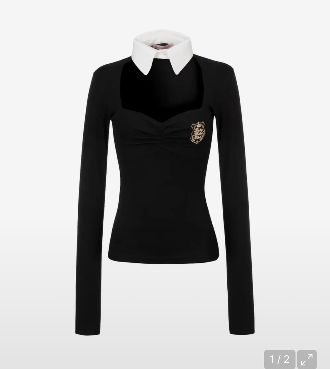 베이비메탈클럽 챠미 카라 탑 (블랙) 상품이미지1