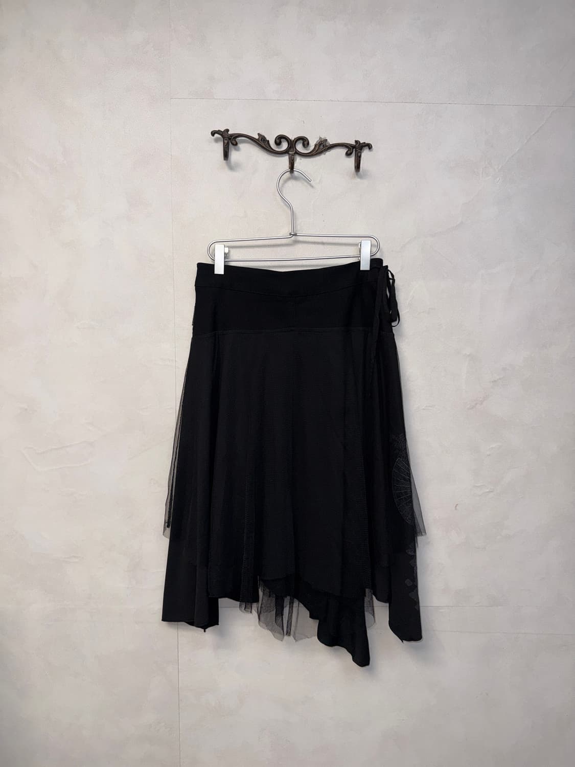 OZZONESTE oriental floral laceup wrap sk 상품이미지6