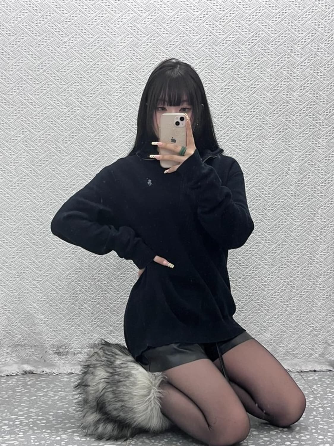 폴로 랄프로렌 모던 캐주얼 시크 반집업 니트 XXL C09743 상품이미지1