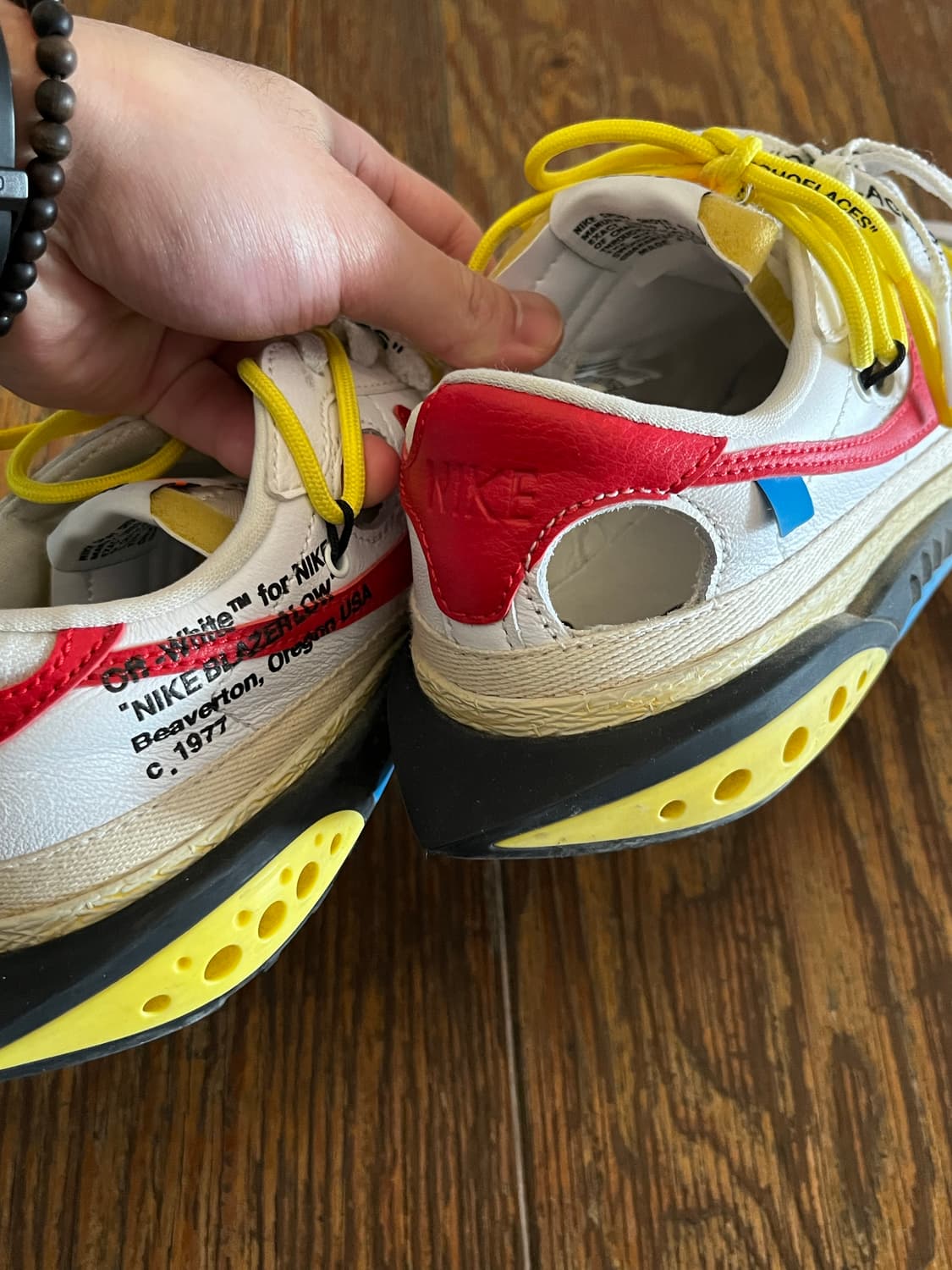 나이키 오프화이트 블레이저 로우 ‘77 화이트 250 상품이미지3