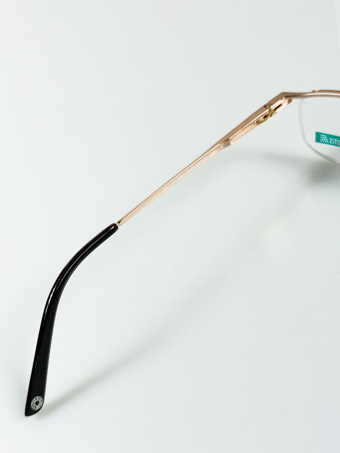 90s FUTIS 로즈골드 스퀘어 반무테 빈티지 안경 상품이미지7