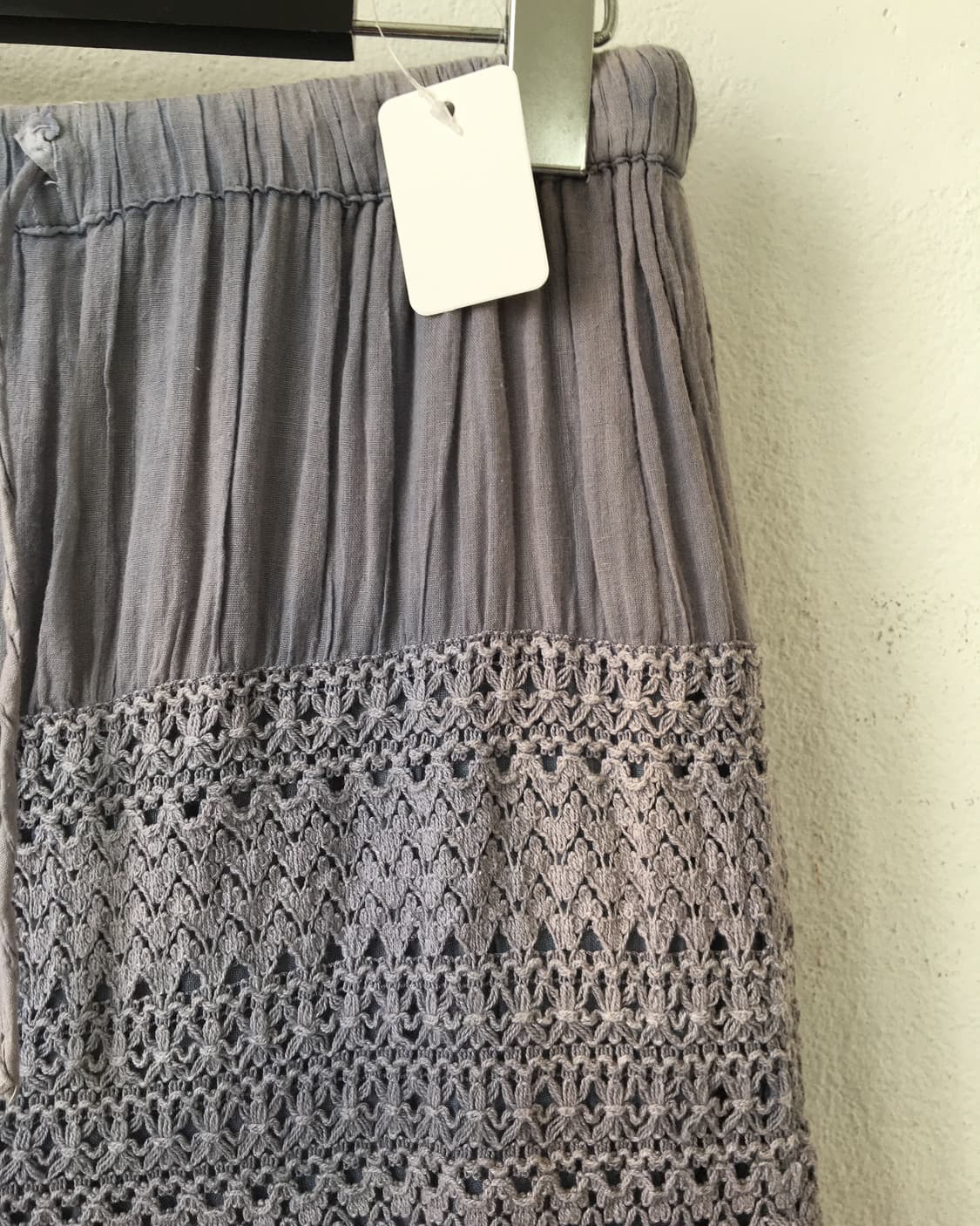 Crochet layer dyed long skirt 상품이미지5