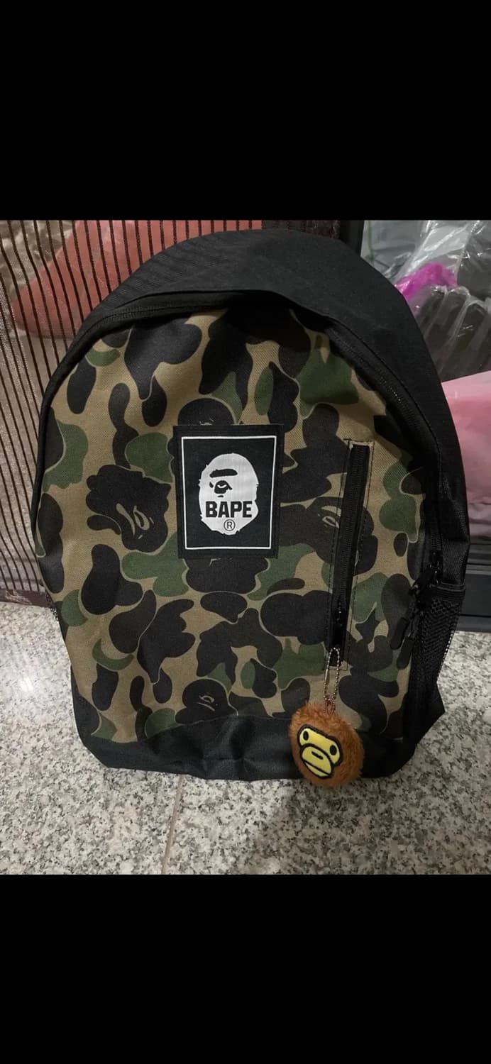 베이프 백팩+키링 세트일본잡지부록 BAPE 베이프 배낭 가방 상품이미지3