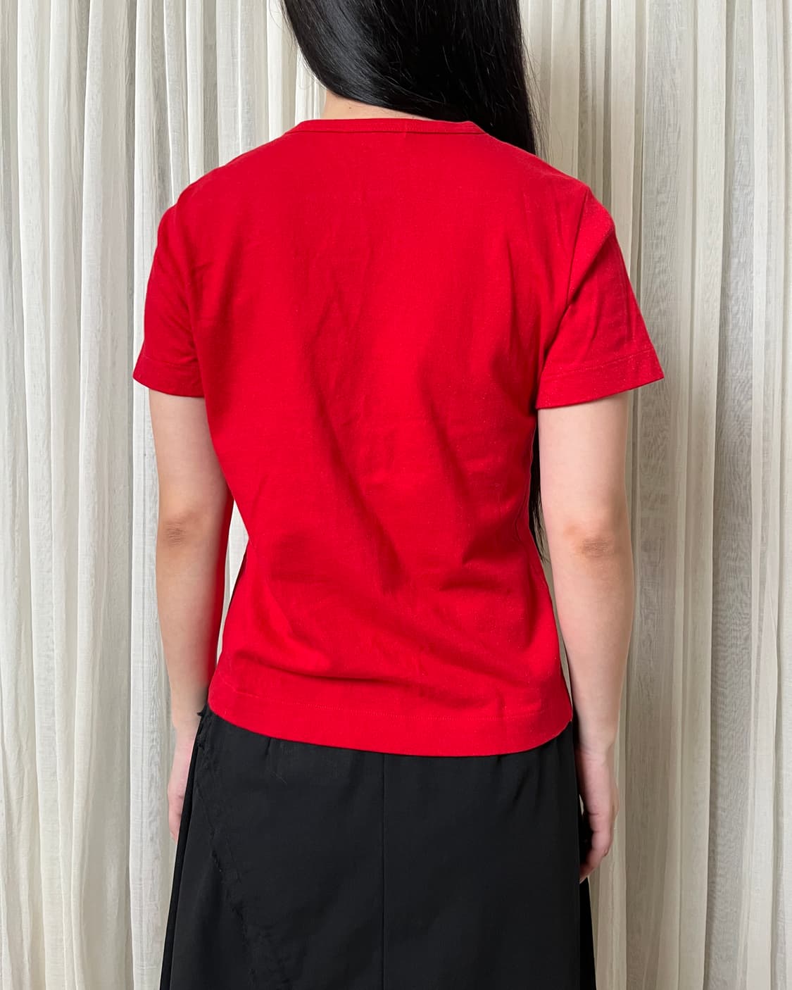 90s 꼼데가르송 레이스 글리터 티셔츠 comme des garcons 상품이미지10