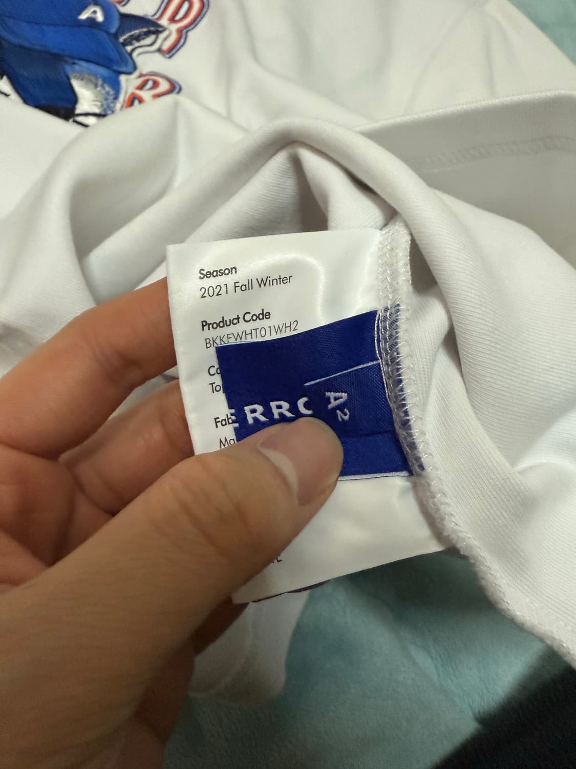 [2]메종 키츠네x아더에러 더 블루이스트 폭스 티셔츠 화이트 상품이미지4