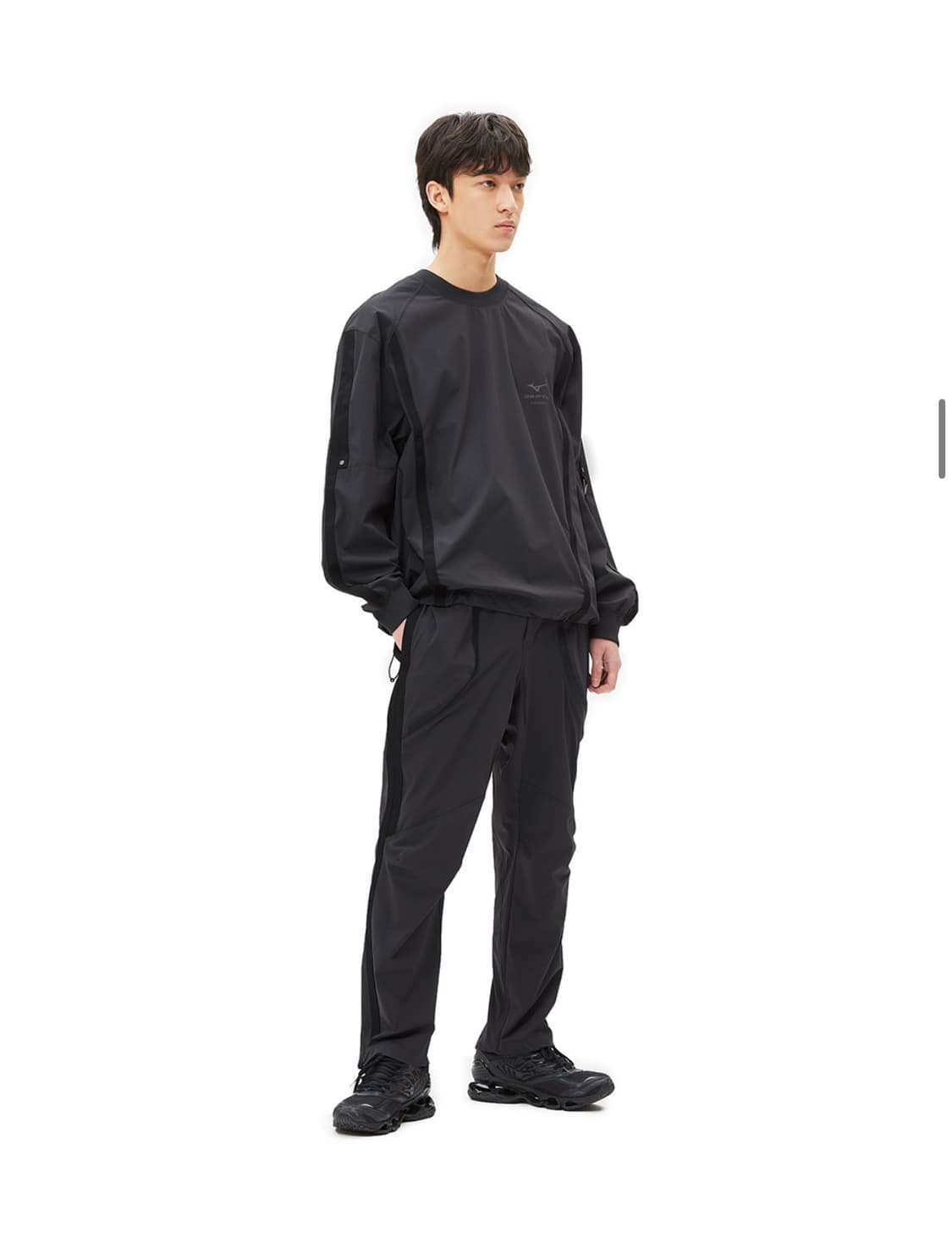 일꼬르소X미즈노 유틸리티 테크 맨투맨 다크그레이 #아크테릭스투시살로몬몽벨 상품이미지8