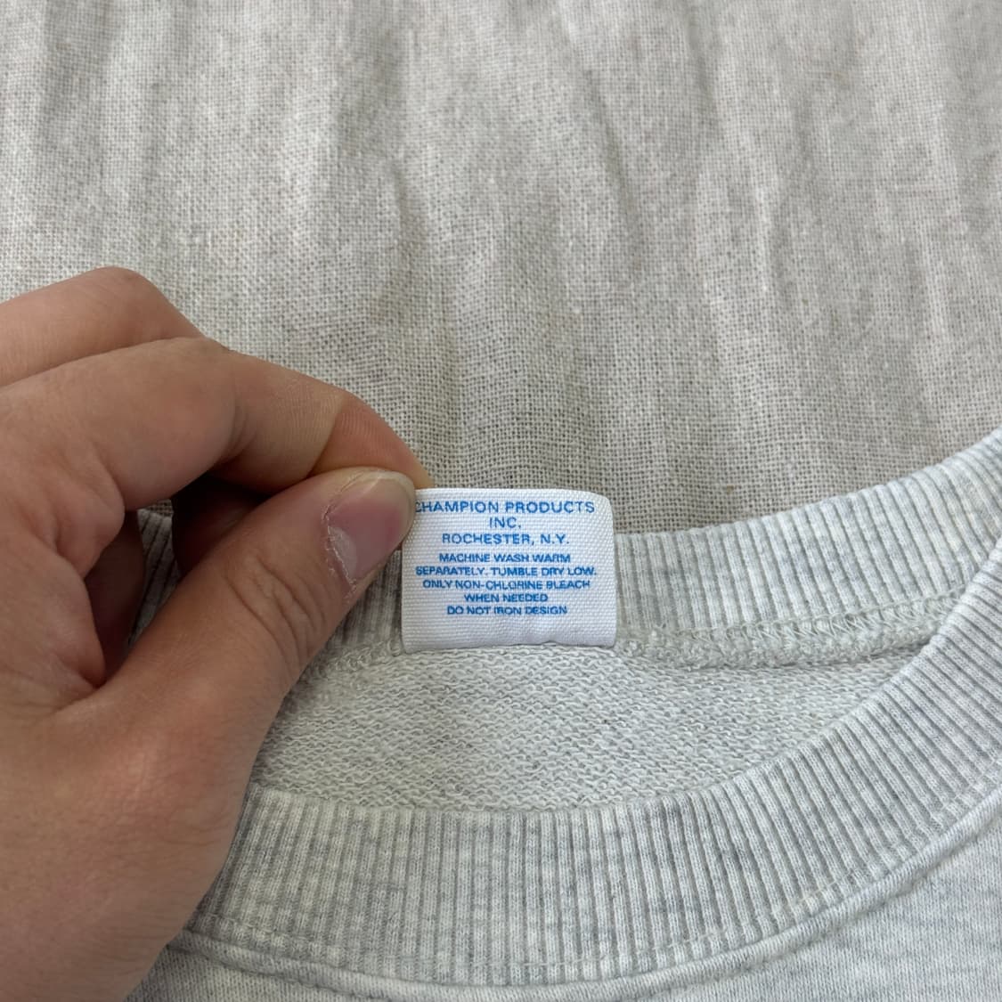 챔피온 빈티지 재팬 오트밀 인디언 맨투맨 XL 상품이미지5