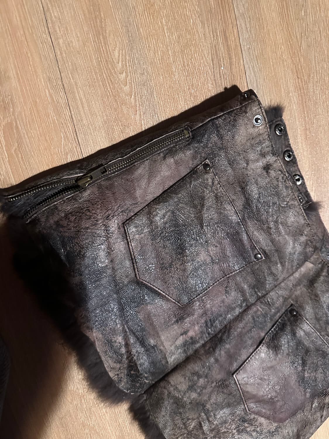 폭스레더/퍼 스커트 상품이미지3