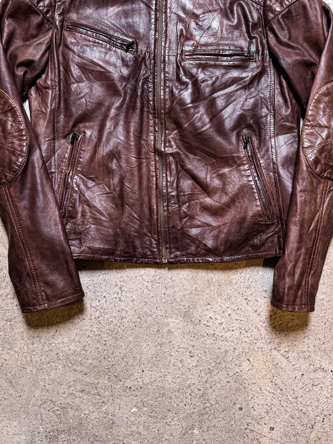 BREMA – Quilted Leather Racing Jacket 상품이미지4