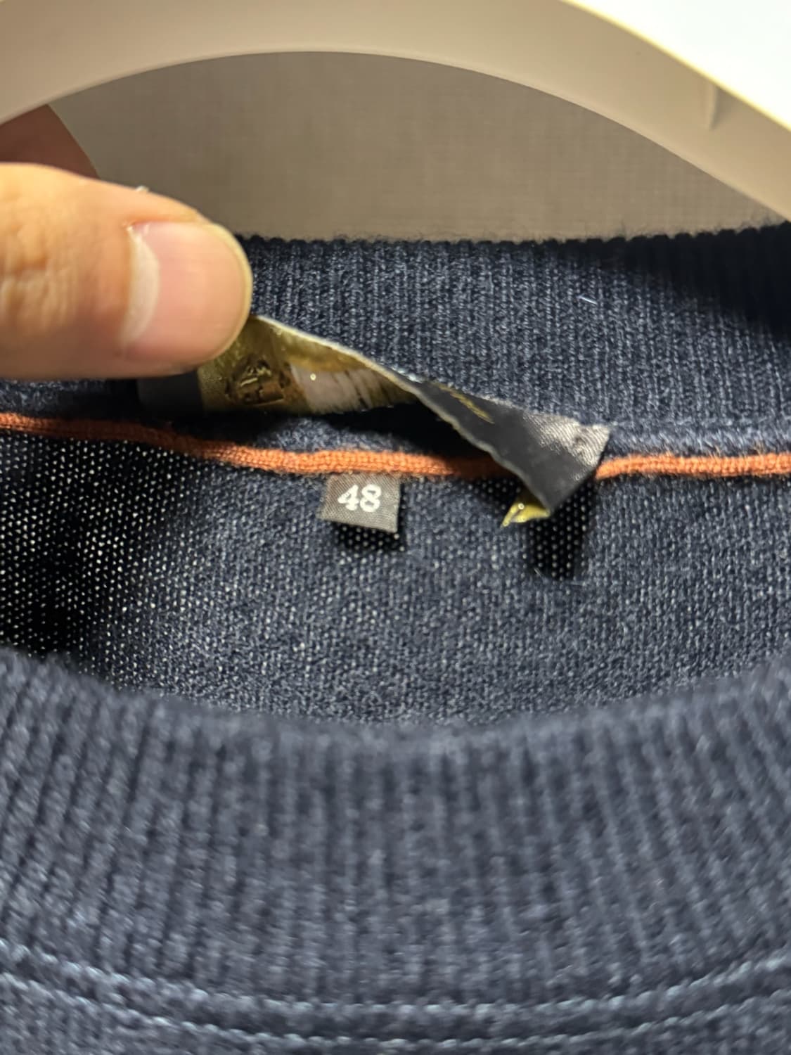 로로피아나 캐시미어 니트 네이비 48 (100) 상품이미지6