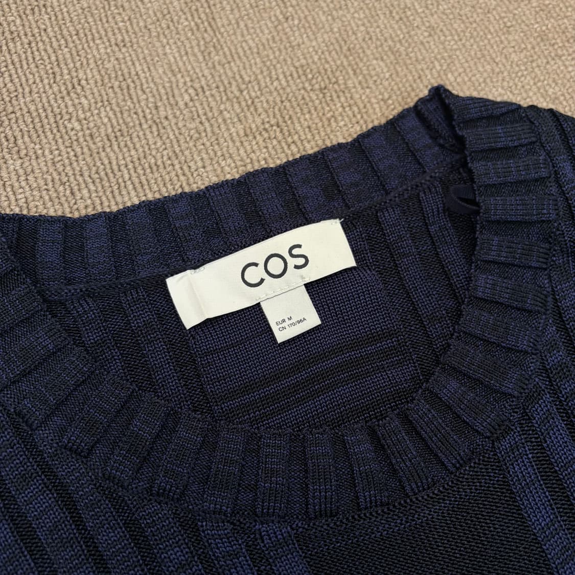 cos 코스 우먼스 레이온 스트라이프 간절기 니트 m 상품이미지2