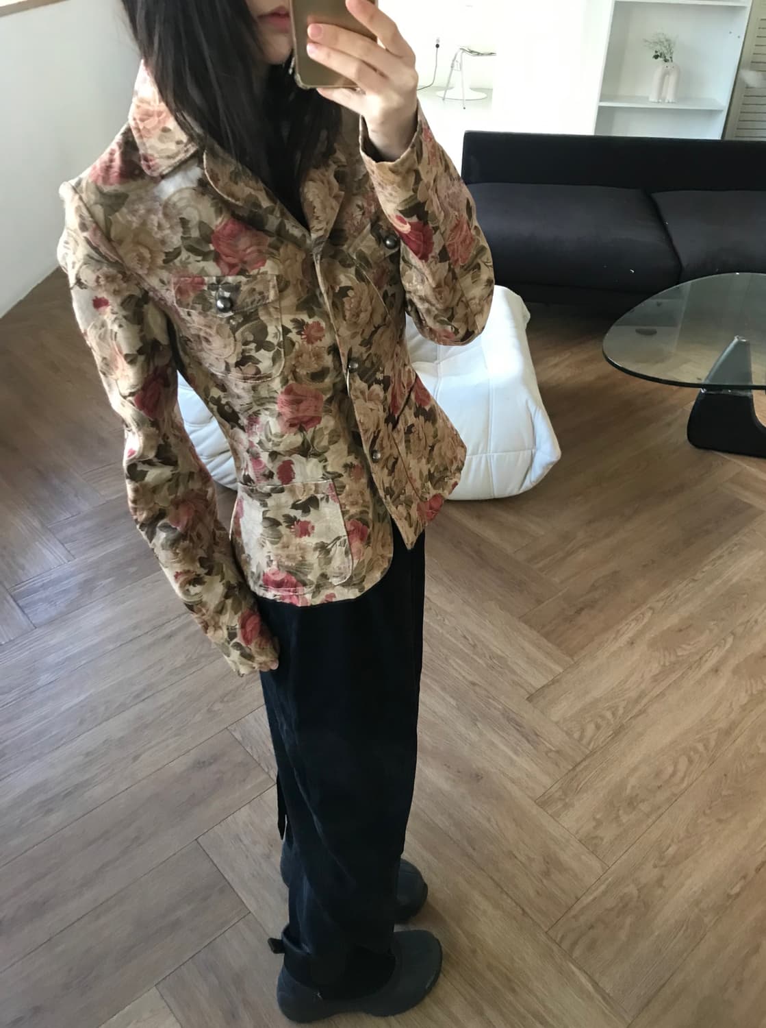 vintage pattern jacket 상품이미지2