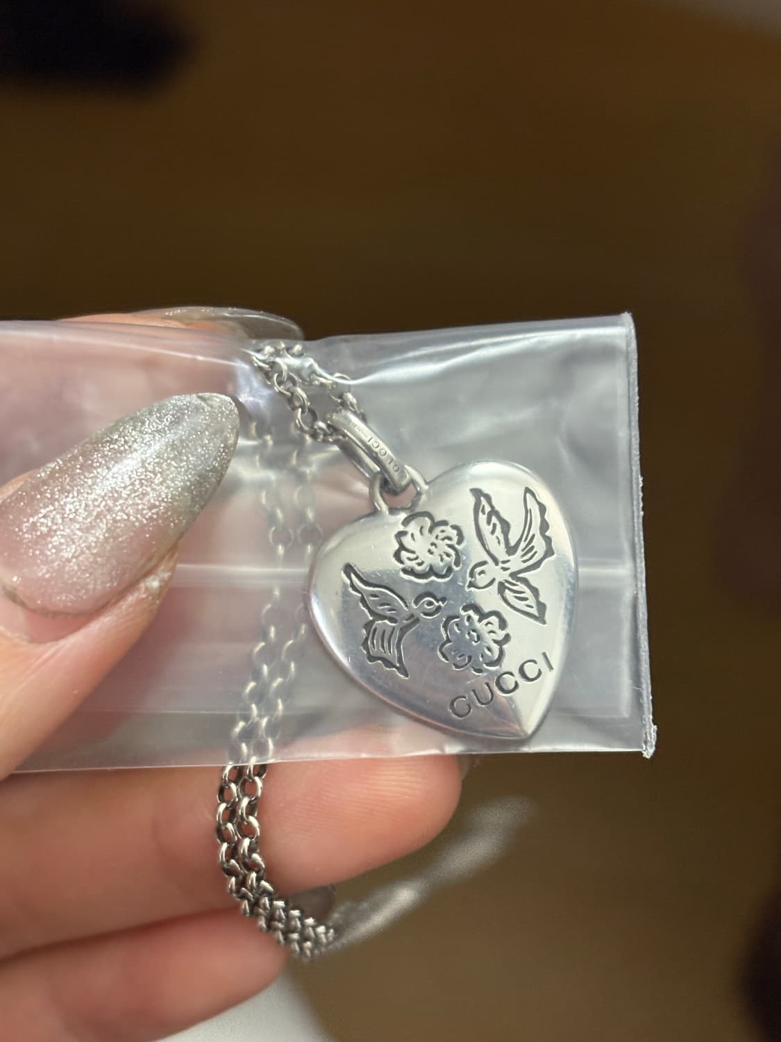 구찌 블라인드 포 러브 하트 팬던트 목걸이 정품 상품이미지9