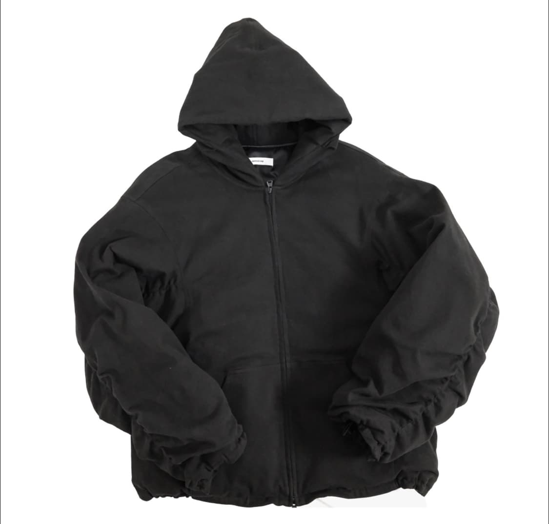 [1] 논노드 몰스킨 셔링 봄버 블랙 상품이미지1