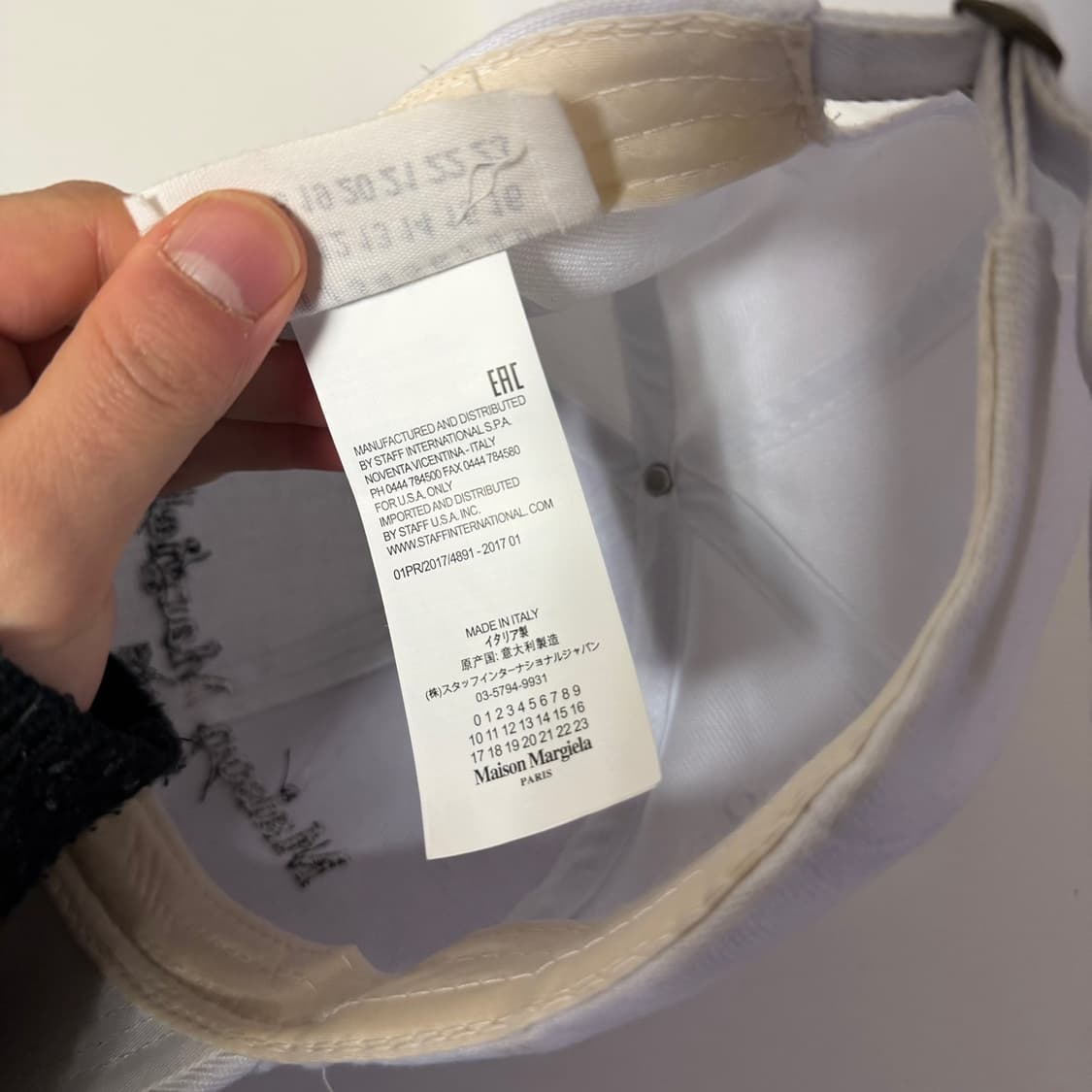 메종 마르지엘라 라인10 로고 볼캡 상품이미지6