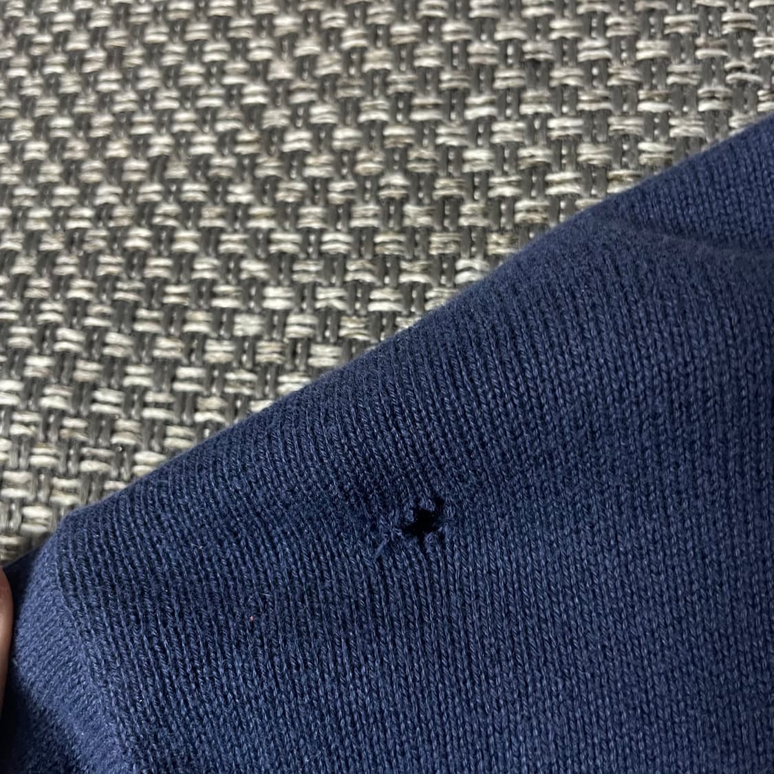 타미힐피거 네이비 반집업 긴팔 니트 XL 상품이미지6