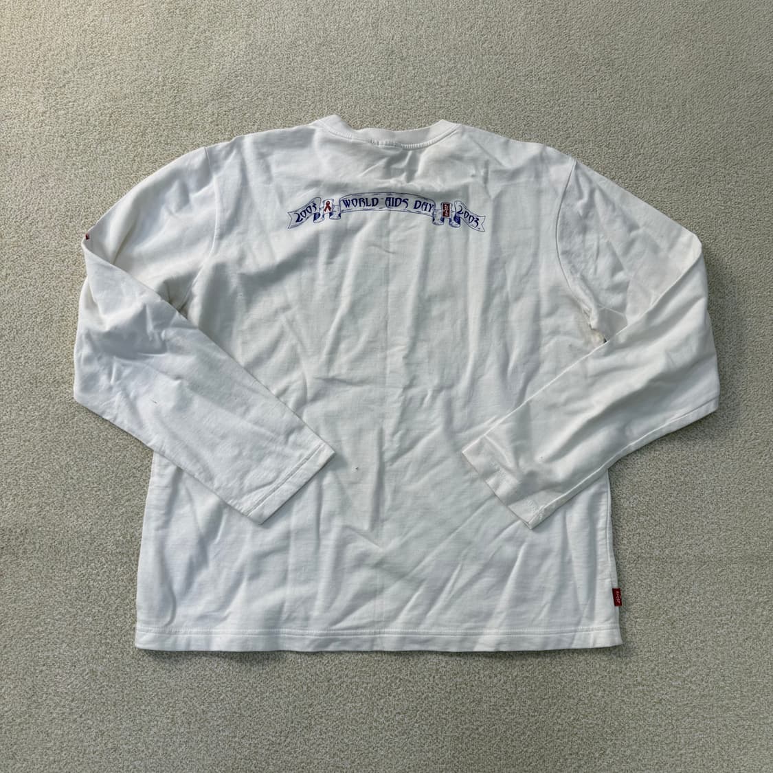 XL 리바이스 날개로고 긴팔티 0123T1 상품이미지2