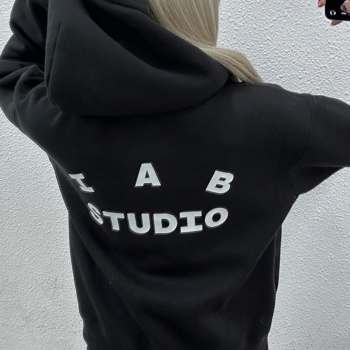 아이앱 스튜디오 백로고 후드 S 상품이미지6