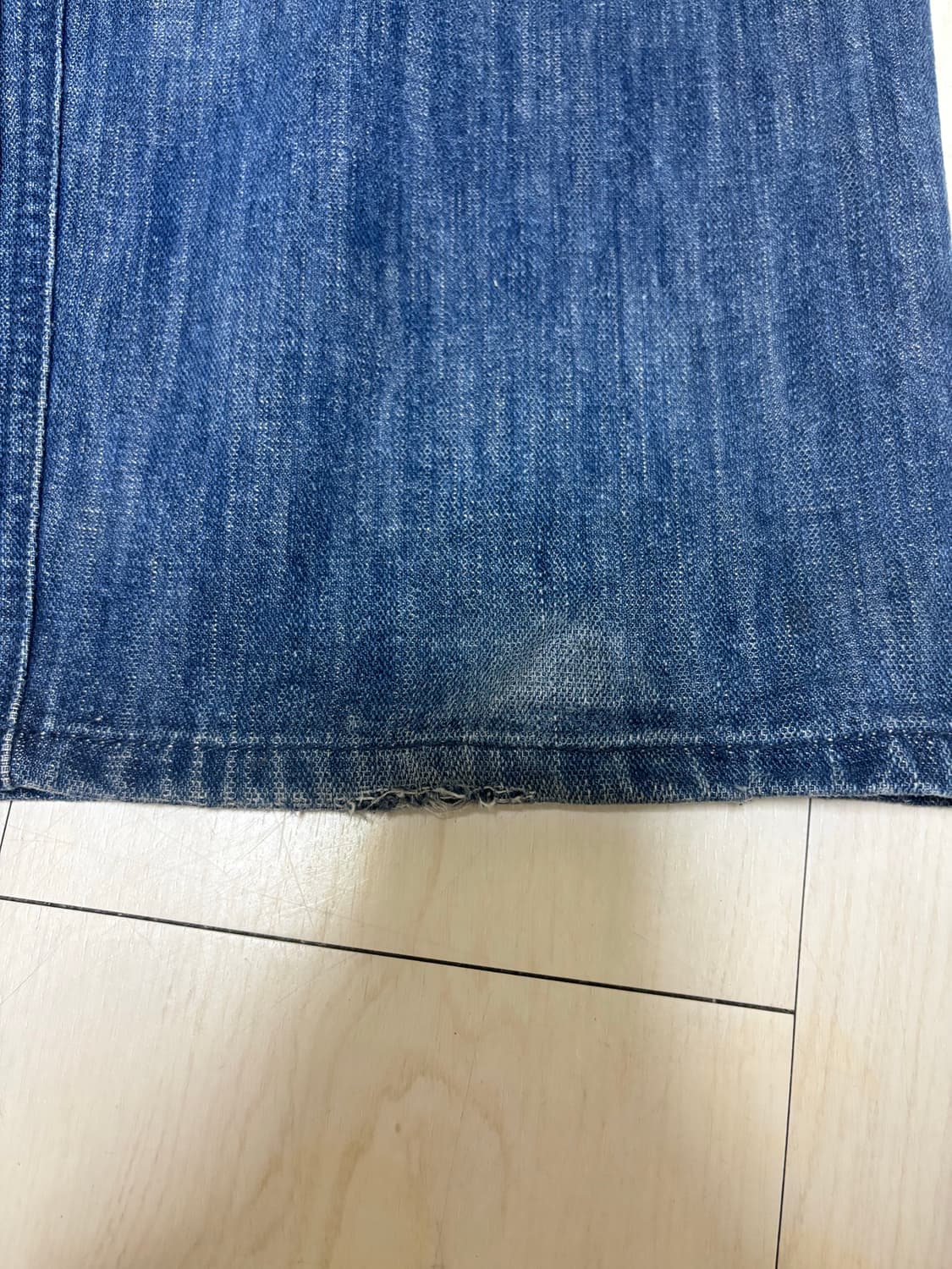 999휴머니티 ARCHIVE WIDE CURVED DENIM PANT 상품이미지3