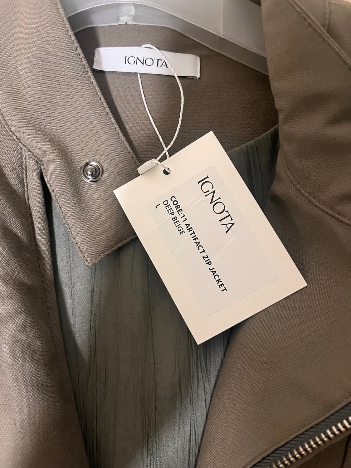 이그노타 코어 11 아티팩트 집 자켓 딥 베이지 상품이미지3