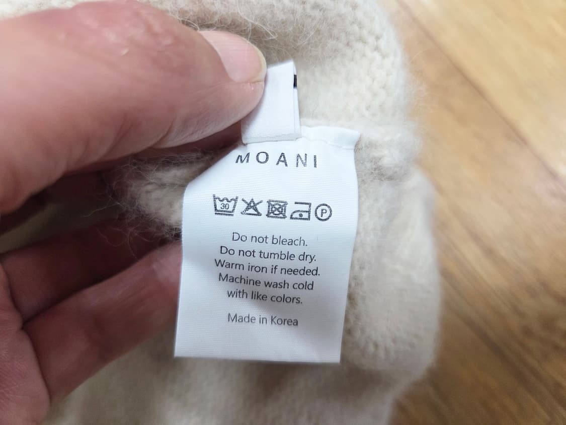 모아니(MOANI) 라쿤 폭스 가디건 프리사이즈 새상품 상품이미지10