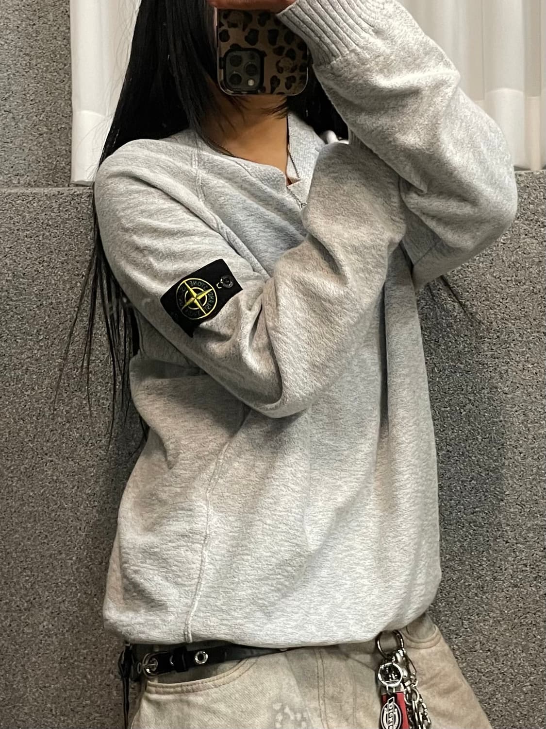 Stone island wool cruneck sweater 상품이미지1