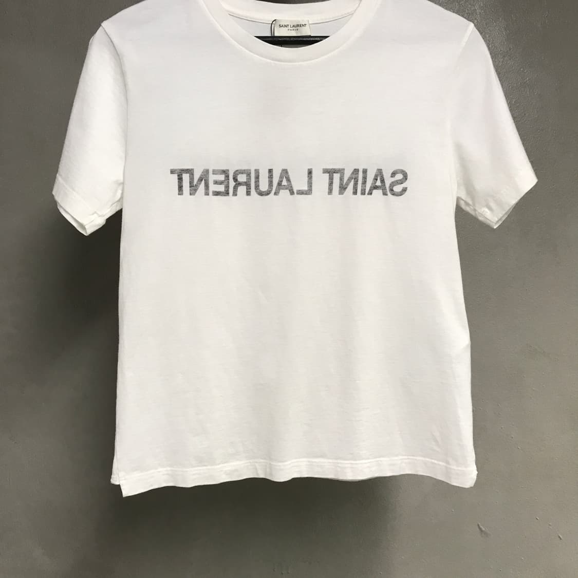 YSL 생로랑 화이트 반팔 티셔츠 S(W) 상품이미지3