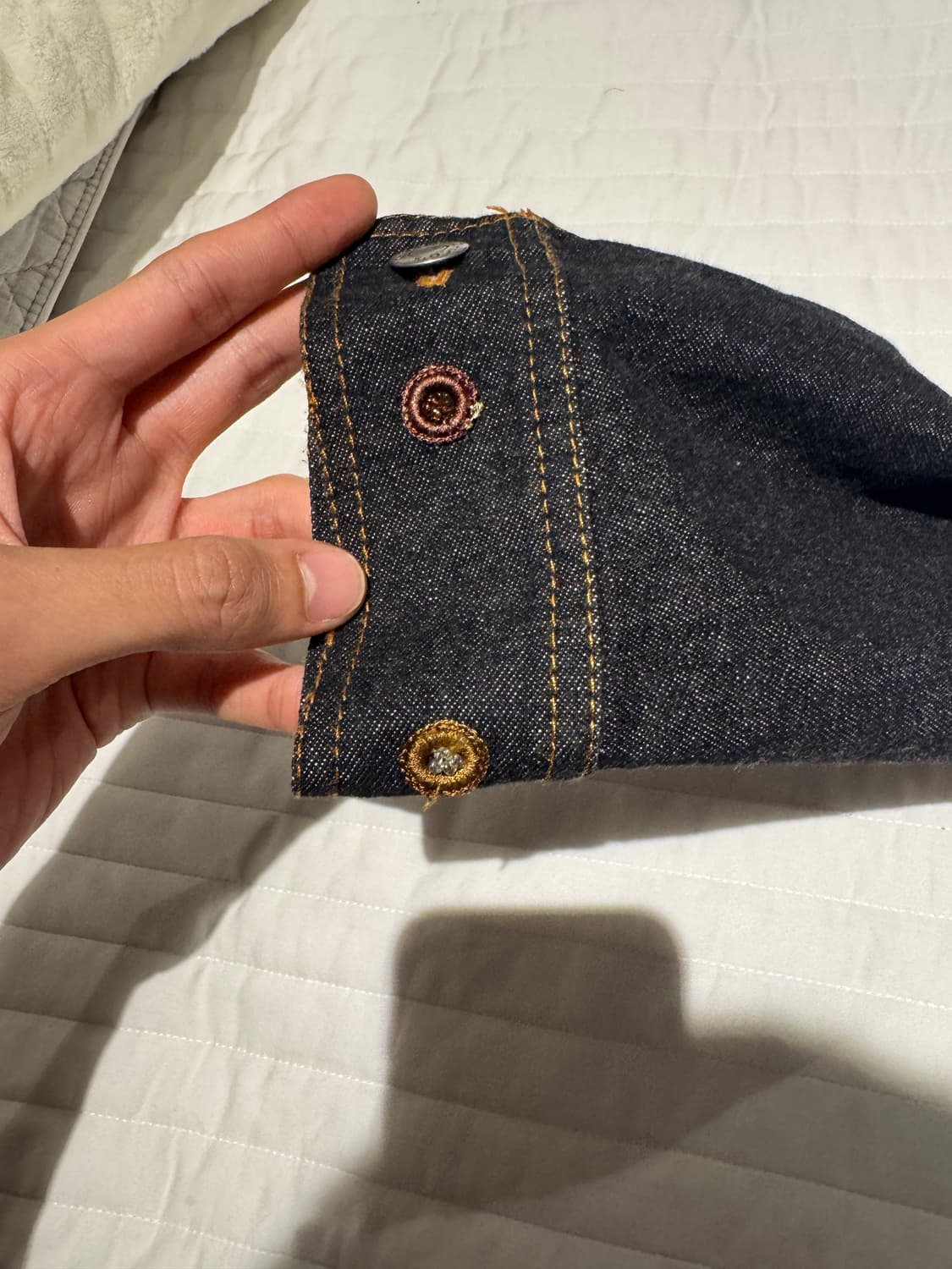 웨스턴 디테일 청자켓 상품이미지5