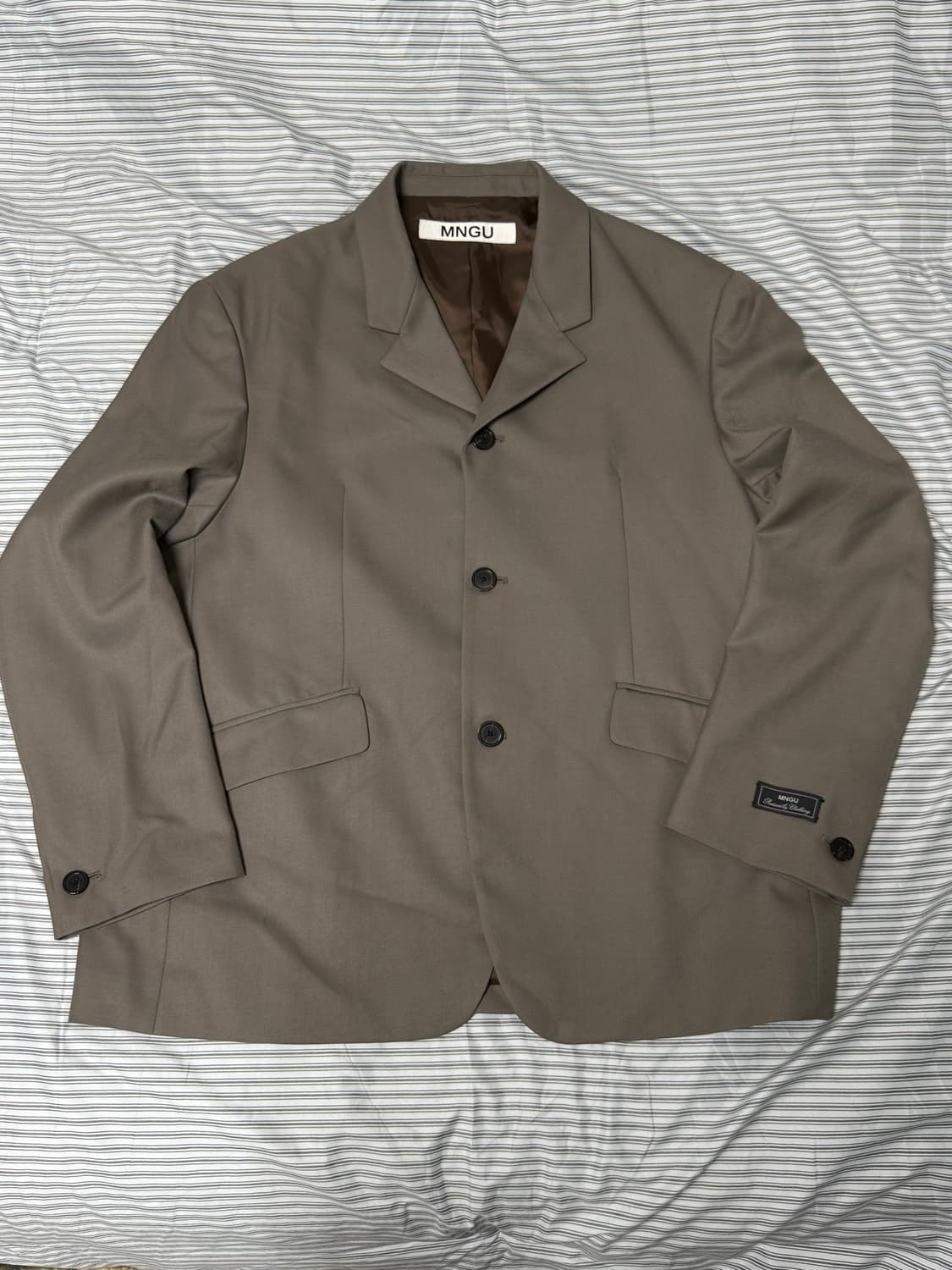 [MNGU] 3버튼 블레이저 토프색상 L 상품이미지1