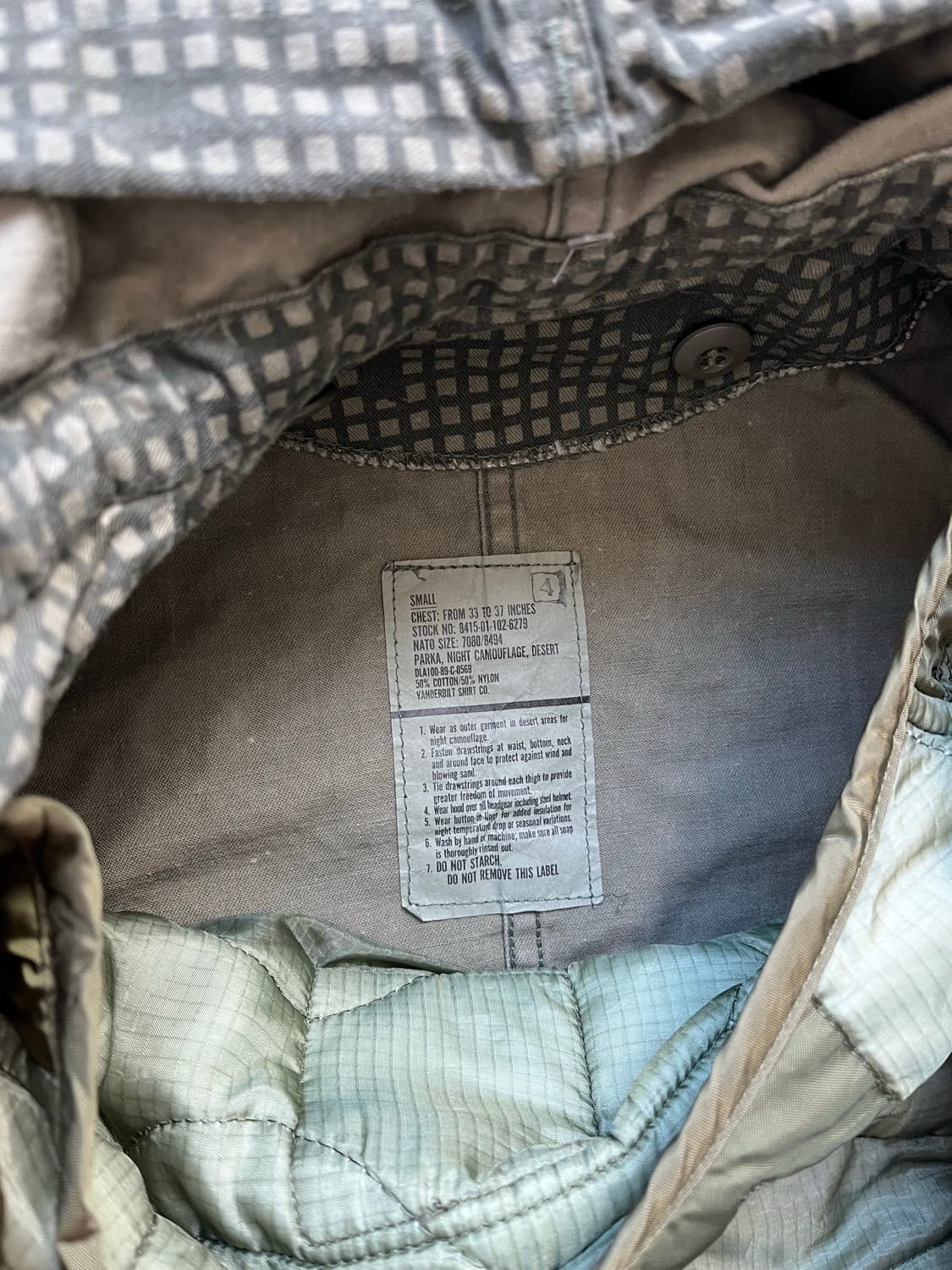 데저트 나이트 카모플라주 파카 (100-105) 상품이미지6