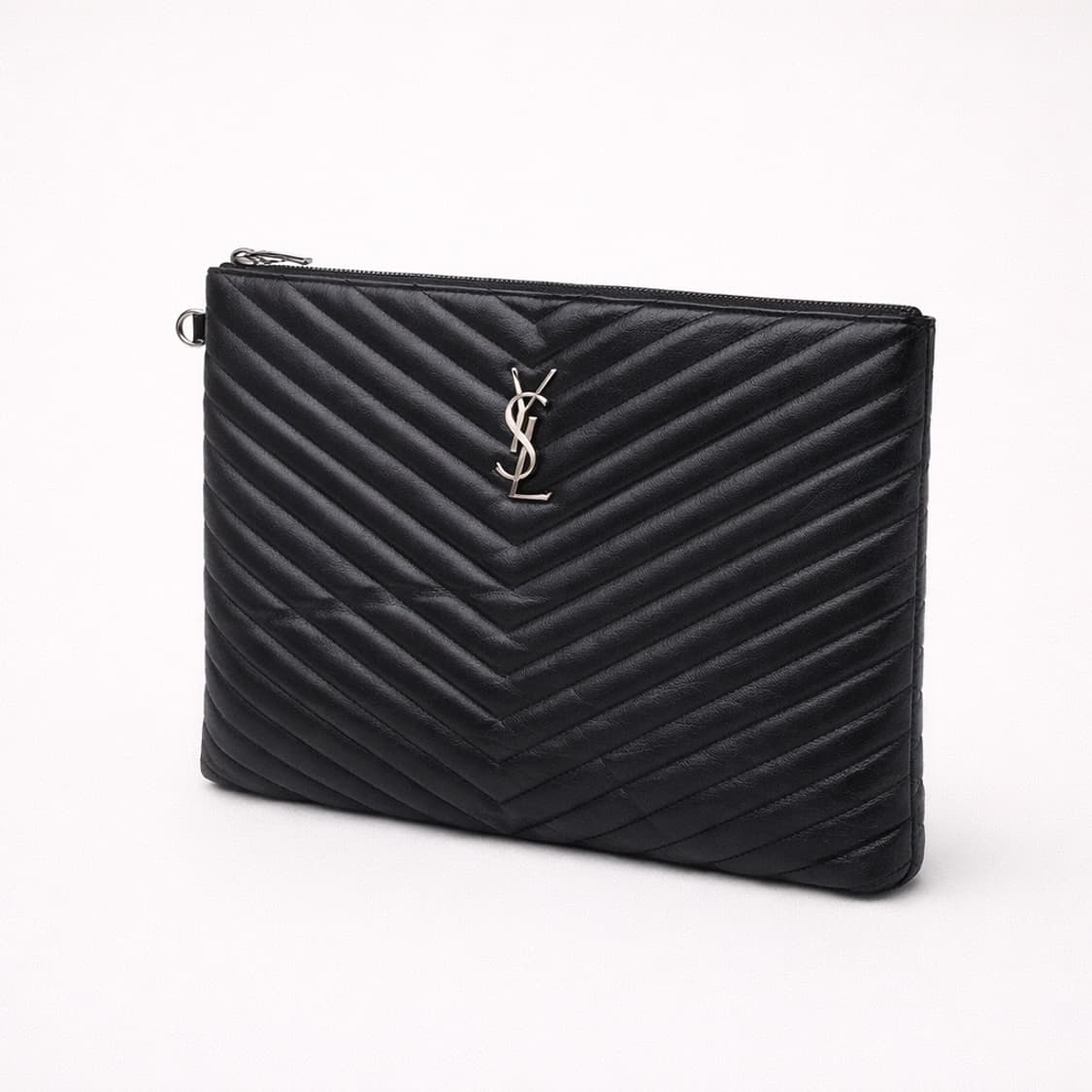 [S급] 생로랑 &실버 메탈 카산드라 마틀라세 파우치 판매합니다!!! 상품이미지1