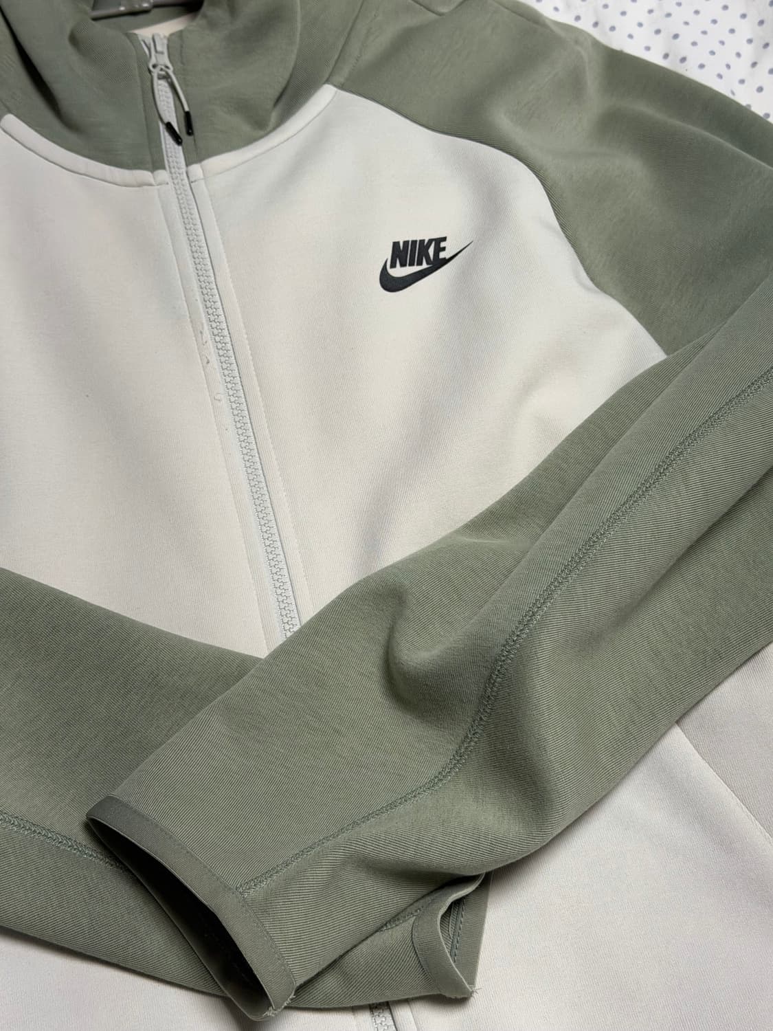 나이키 후드집업 그린/화이트 XL 상품이미지2
