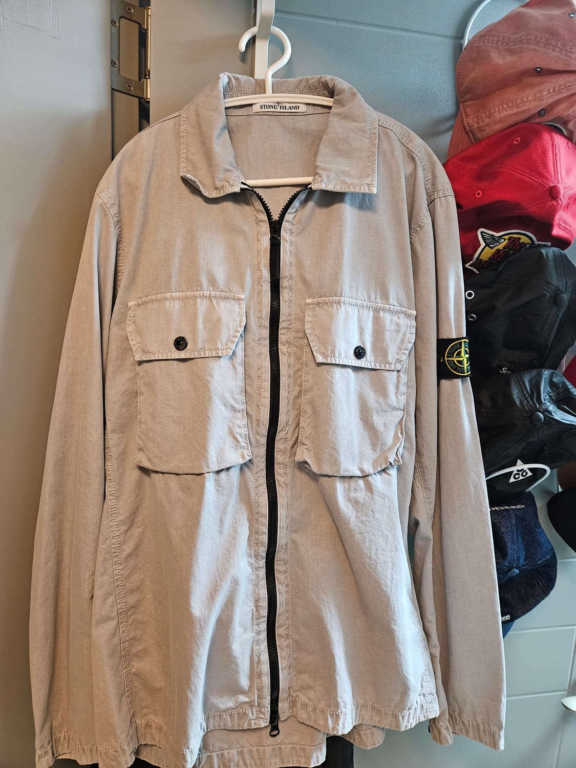 스톤아일랜드 올드이펙트 오버셔츠 L 상품이미지1