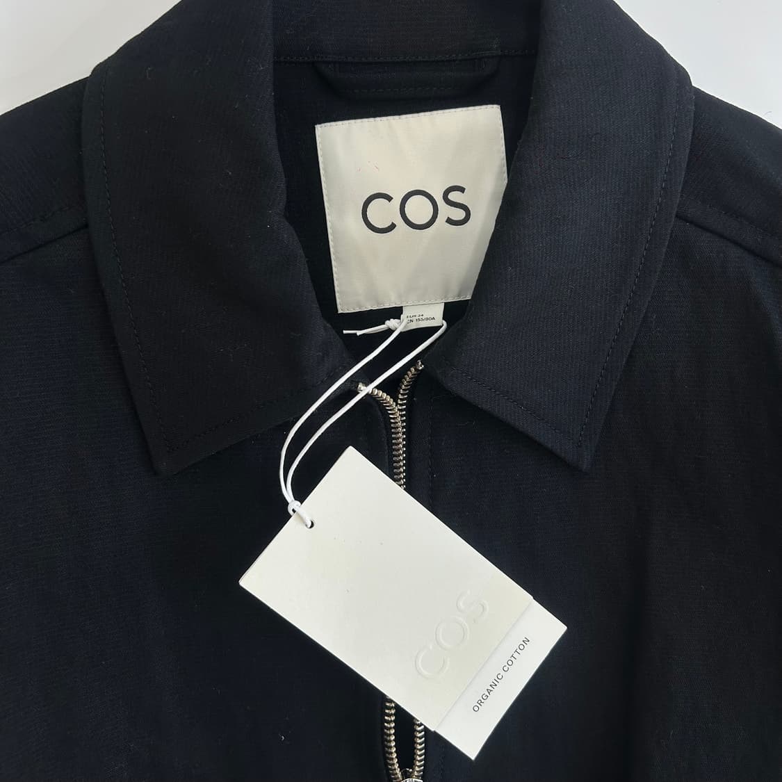 Cos 코스 데드스탁 블랙 코튼 자켓 상품이미지5