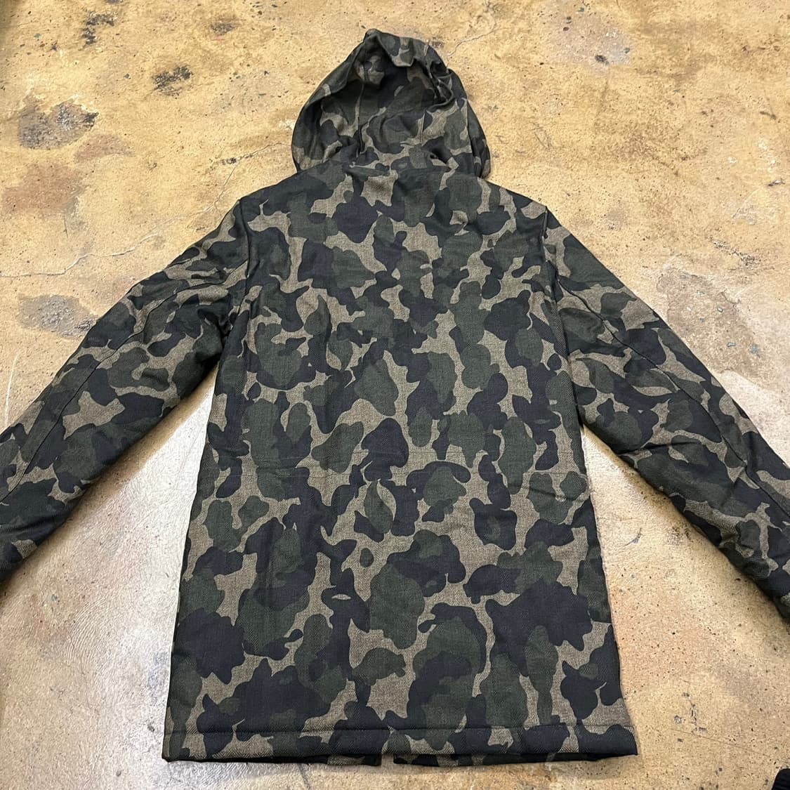 [정품/XS] 반스 카모플라쥬 패딩 코트 자켓 b19 상품이미지4