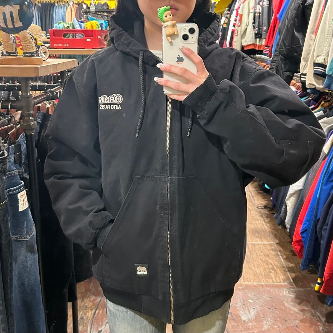 [HI]  berne 후드 자켓 블랙 상품이미지2