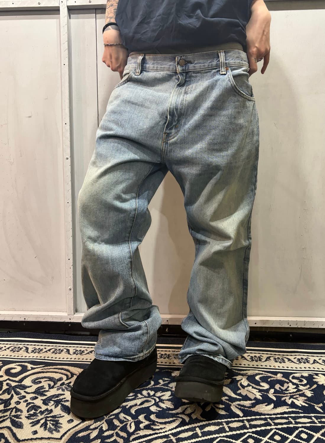 90s LEVIS 517 denim boots cut jeans 상품이미지4